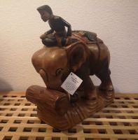 Exklusive Holzskulptur - Elefant - Jacques Dubois Collection Dresden - Blasewitz Vorschau