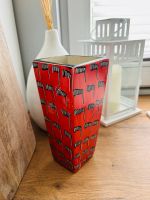 Rote Blumenvase - Blumentopf massiv Nordrhein-Westfalen - Hörstel Vorschau