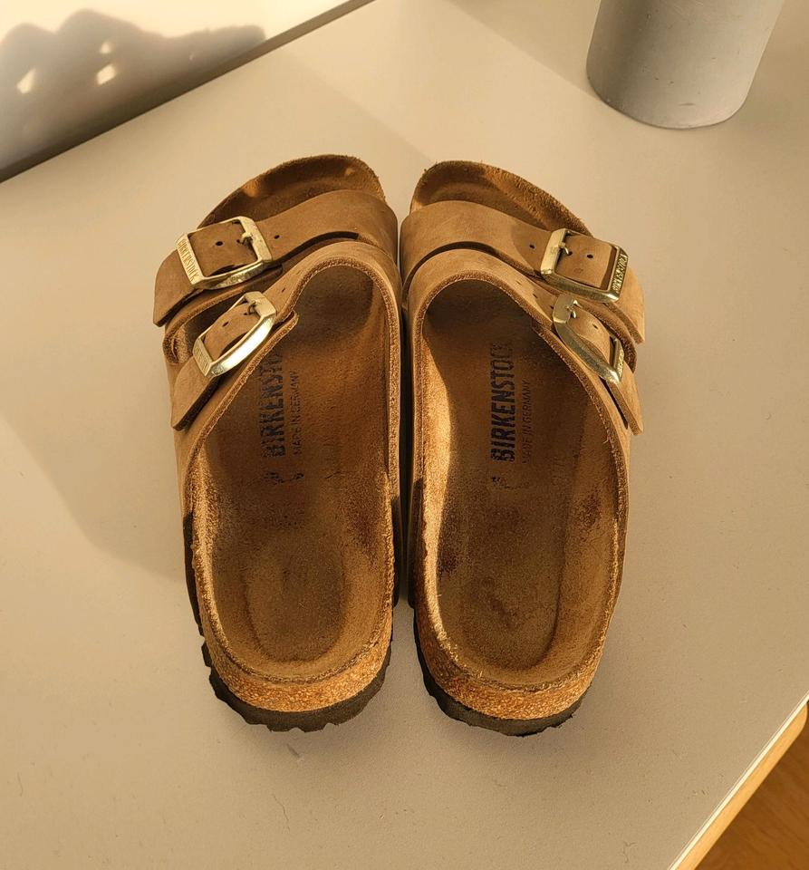 Birkenstock Softbed 38 grün in Meerbusch