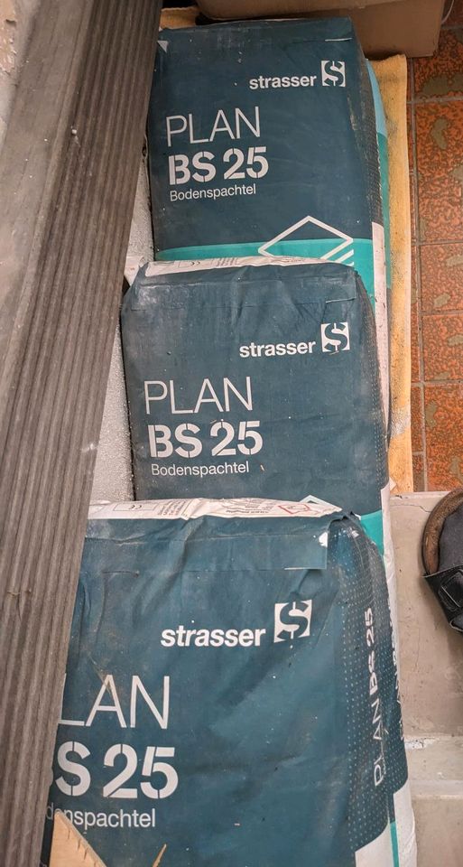 5x25kg Strasser Plan BS 25 Bodenspachtel in Nümbrecht