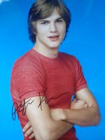 Ashton Kutcher Original Autogramm 20 cm x 28 cm Altona - Hamburg Othmarschen Vorschau