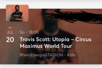 Travis Scott golden circle rechts Köln Rhein energy Stadion Köln - Worringen Vorschau