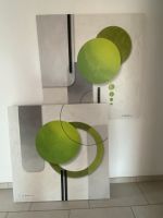 2x Leinwand Bild K. Kostolny Kunstdruck Green Fusion 100x100cm Stuttgart - Möhringen Vorschau