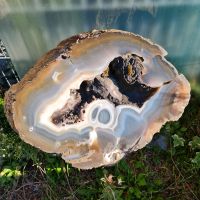 Große Quarz Geode im Achat Mantel ( 45 x 33 x 16 cm ) ca. 28 kg Nordrhein-Westfalen - Recklinghausen Vorschau