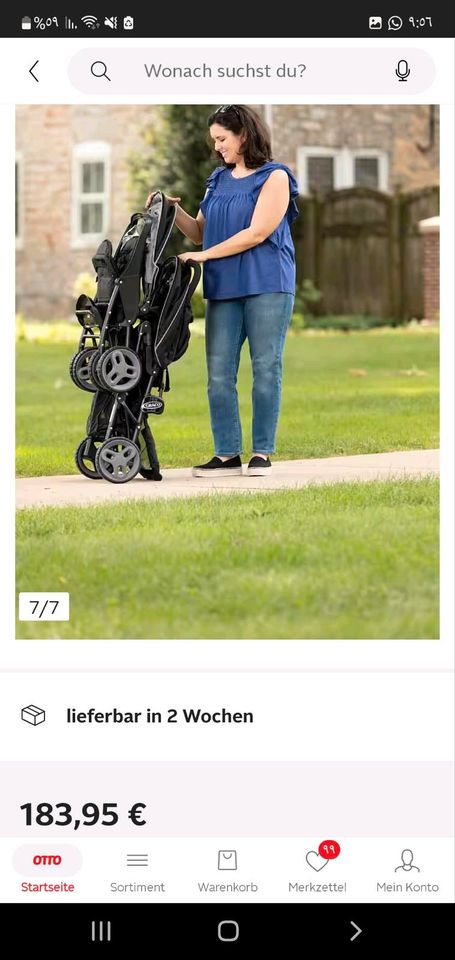 Kinderwagen zwei kinder in Hamburg