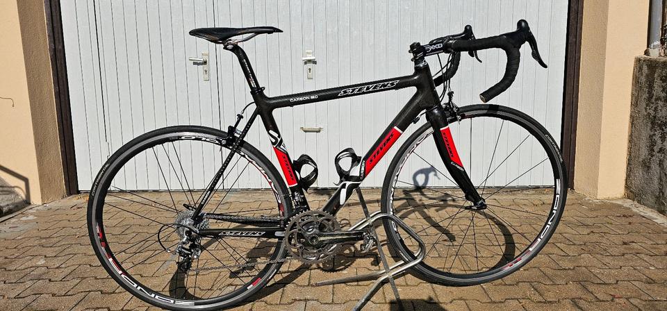 Rennrad STEVENS Carbon mit Campagnolo Record RH 54 in Leinzell