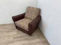 #A DDR Sessel Loungesessel Fernsehsessel Kunstleder braun Stoff Sachsen - Burgstädt Vorschau