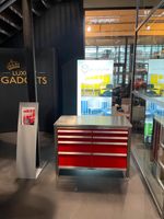 Einzigartige Edelstahl-Werkbank für Ihre Garage in Ferrari-Rot Düsseldorf - Mörsenbroich Vorschau