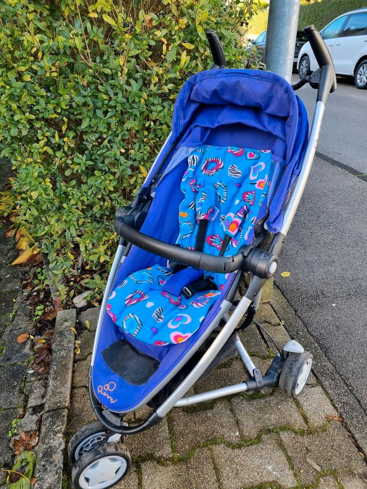 Quinny zapp xtra 2 lila bauchbügel Regenschutz maxi cosi Adapter in Deggingen