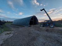 Schutz vor Wind & Wetter - Rundbogenhalle Leichtbauhalle Mehrzweckhalle Folienzelt Weidezelt Lagerhalle Depot - Privat & Gewerbe - Keine Genehmigung - Kein Fundament - Einfache Montage - Finanzierung Nordrhein-Westfalen - Hille Vorschau