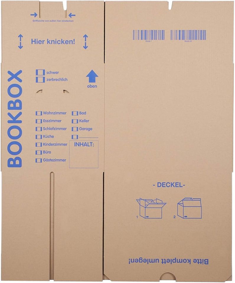 40 Stück Umzugskartons / Bücherkartons / Book Box in Samerberg