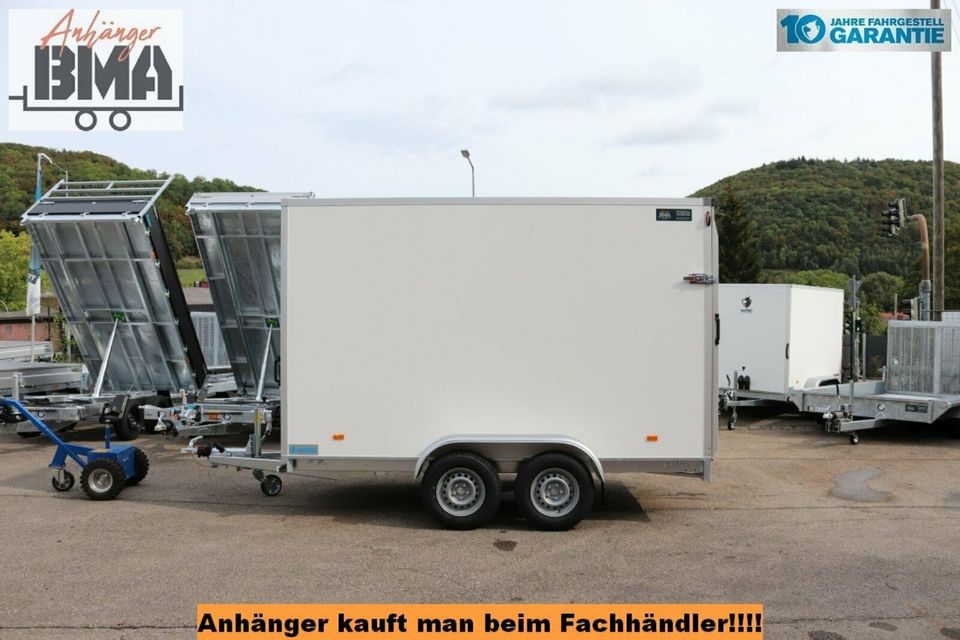 Hapert Kofferanhänger Sapphire L-2 350x180x210 2700kg + Auffahrkl in Tannheim