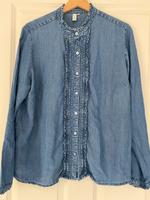 Damen Bluse/Jeansbluse   Gr.42 blau  S. Oliver/QS Niedersachsen - Aurich Vorschau