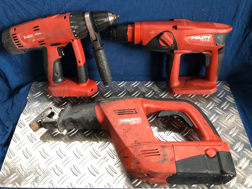 Hilti WSR 650-A TE 2-A UH 240-A Fuchsschwanz Bohrmaschine Akku in Balzhausen