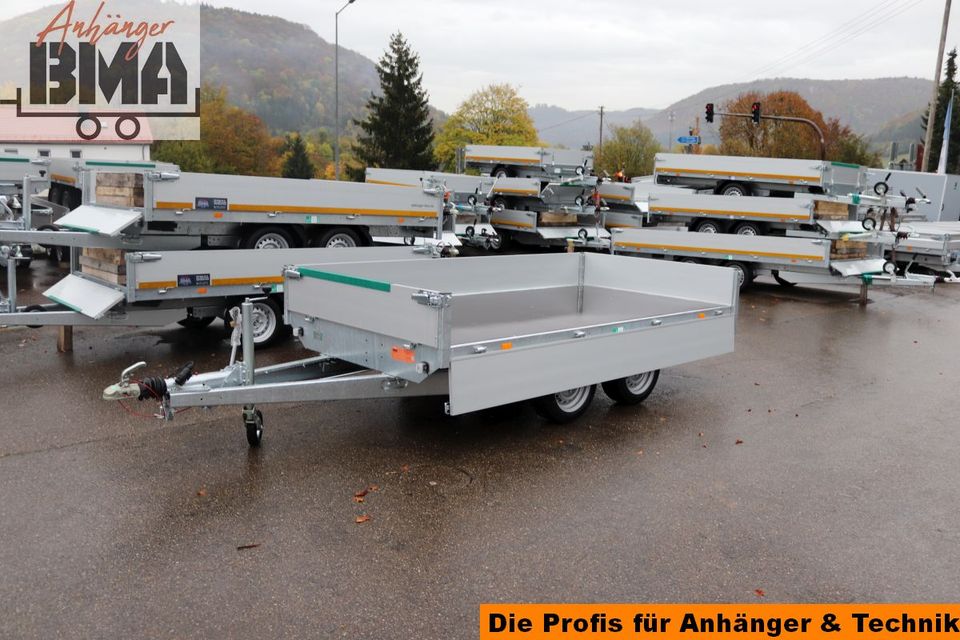 Hochlader Anhänger EDUARD 310x160x30 2700kg Ladehöhe 63cm NEU in Mühlhausen im Täle