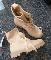 H&M Boots Canvas Beige Gr 38 Neu Bayern - Fürth Vorschau