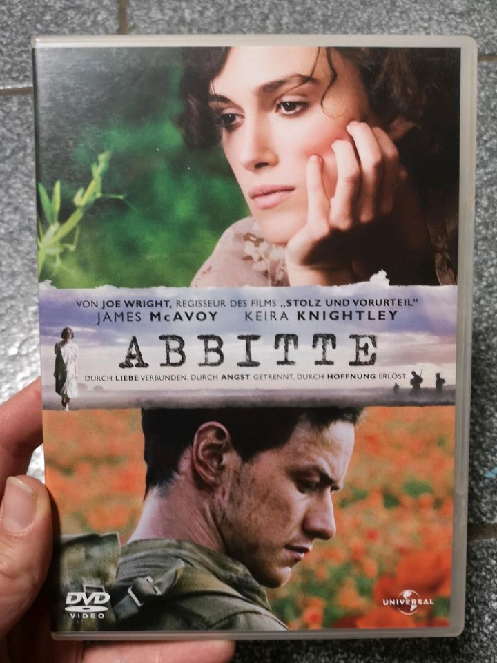 Abbitte DVD Keira Knightley James McAvoy in Grimma