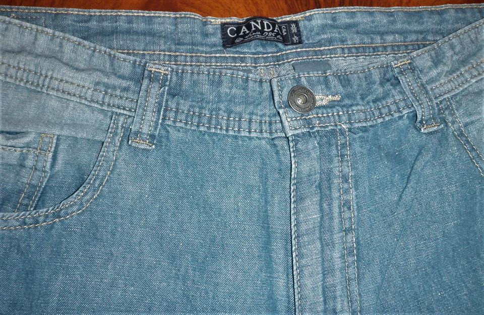 C&A Canda Leinen - Jeans blau Weite 38 Länge 32 neuwertig in Königs Wusterhausen