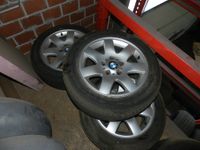 bmw e46 4x alufelgen mit sommerreifen 205/55R16 19V Nordrhein-Westfalen - Bad Wünnenberg Vorschau