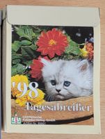 Abreißkalender Kalender 1998 Katze Blumen Geburtstagsgeschenk Sachsen-Anhalt - Dessau-Roßlau Vorschau