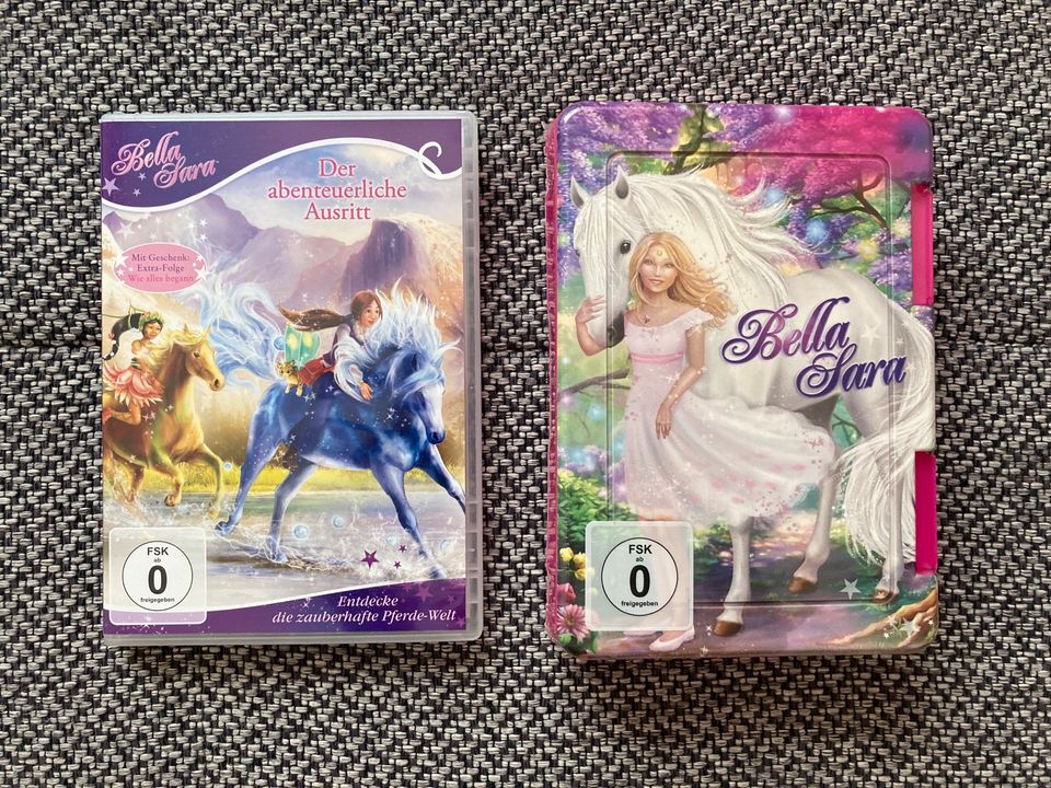 3 x DVDs + Brotdose Bella Sara teilweise NEU in Crailsheim