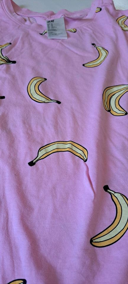 H&M shorts Pyjama kurz rosa Bananen Pop Art Gr.XS in Trittau