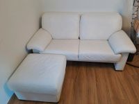 Couch / Sofa aus Echtleder weiß von W. Schillig Baden-Württemberg - Freiburg im Breisgau Vorschau