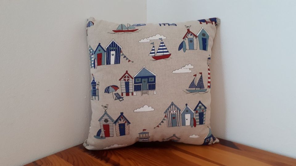 Kissen 32x32 cm Bulli Käfer maritim Deko Kreativwelt NEU in Gremmendorf