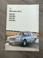 Mercedes-Benz 380SE, 380SEL, 500SE, 500SEL Prospekt West - Unterliederbach Vorschau