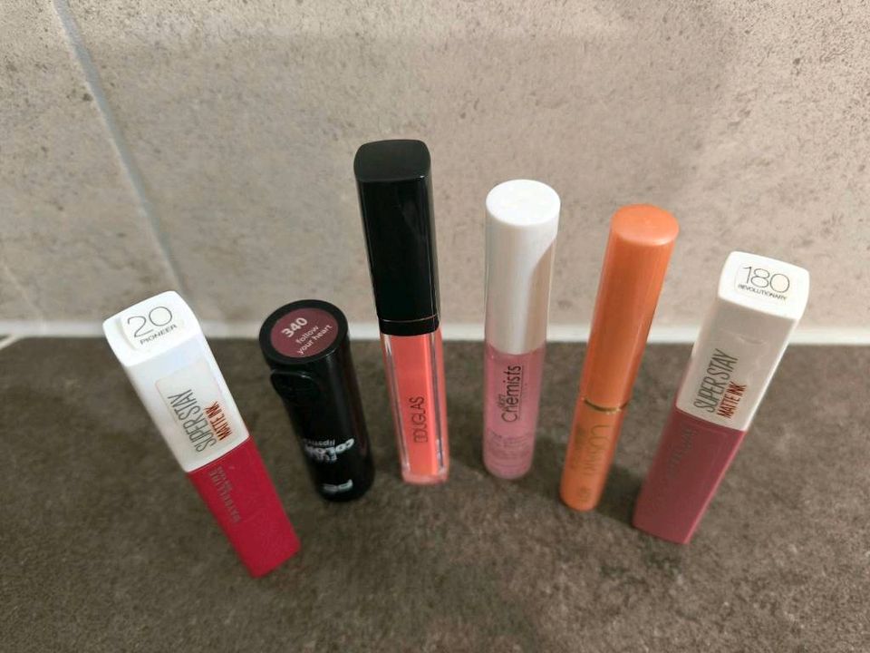 Beauty Kosmetik Paket Lipgloss, Augen, Maybelline, Douglas,Cosart in Aglasterhausen