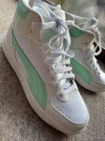 Puma High Top Sneaker weiß / türkis NEU Gr. 39 Bayern - Sonnefeld Vorschau