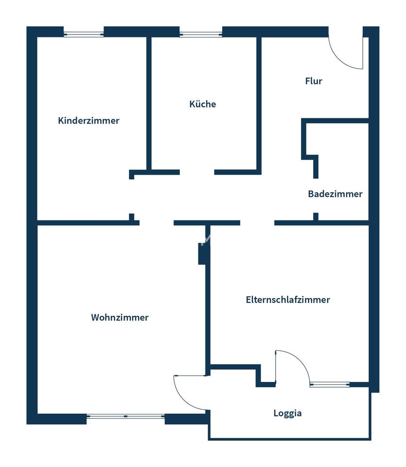 Charmante 3-Zimmer-Wohnung mit Loggia in gepflegter Wohnanlage in Braunschweig
