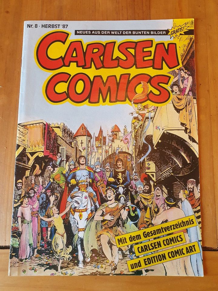 Carlsen Comic Prospekt 1987 in Uetze