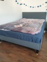 Boxspringbett Säbövik von IKEA, 140x200, grau, mit Matratze Nordrhein-Westfalen - Weilerswist Vorschau