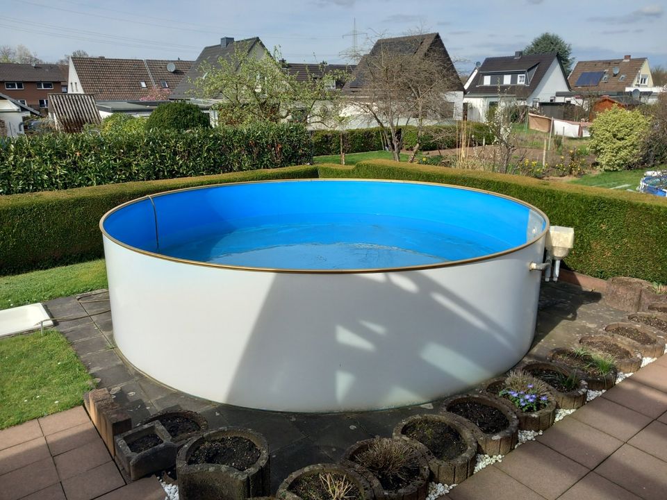 Swimming Pool Schwimmbad 1,20m hoch 5m Durchmesser komplett in Siegburg
