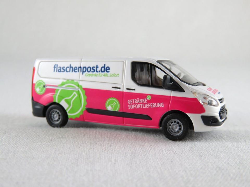 Busch 52437 Ford Transit Custom Kasten (2012) "Flaschenpost" 1:87 in Bad Abbach