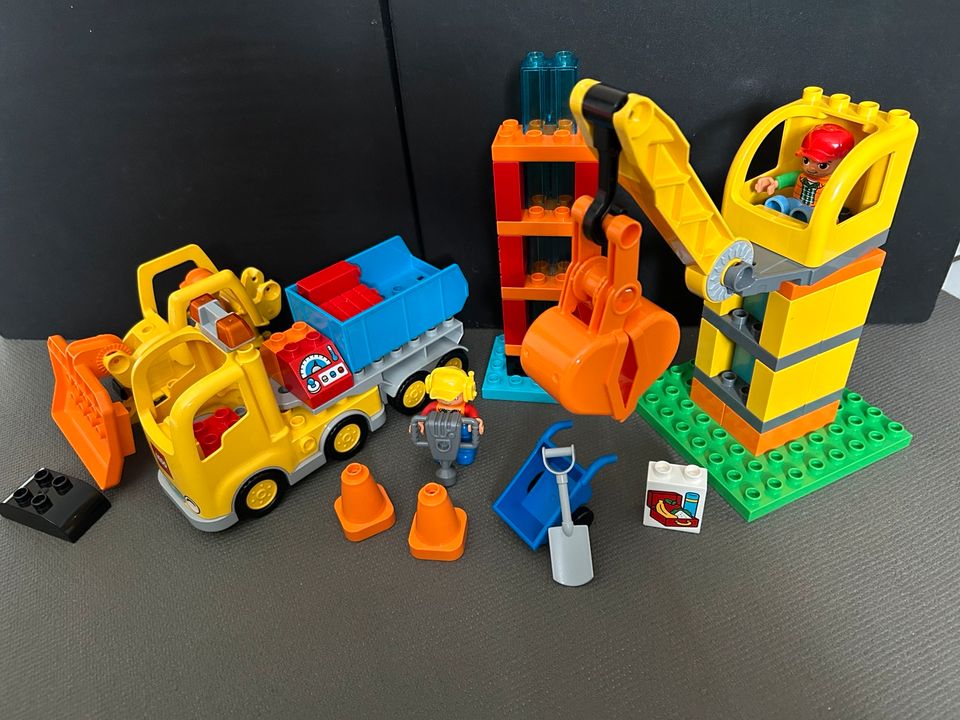 Lego Duplp Große Baustelle 10813 - Kran, Kipplaster, Planierraupe in Remscheid