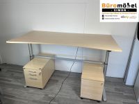 ❗️60x TOP Ceka Ahorn / Rollcontainer / Elektrisch Verstellbarer Schreibtisch / Sideboard / Aktenschrank / Top / Hochwertig / Bürotisch / Designmöbel Hessen - Linden Vorschau