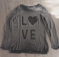 Street One Pulli grau mit Pailletten, Größe 42 Hessen - Linden Vorschau