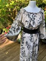 ARKET Maxi Kleid Creme schwarz so schön wie neu M Berlin - Spandau Vorschau