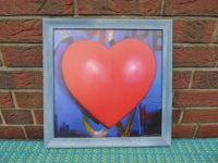 BILD WANDBILD ROT BLAU HERZ 37,5 X 38 CM AMORE LOVE Schleswig-Holstein - Flintbek Vorschau