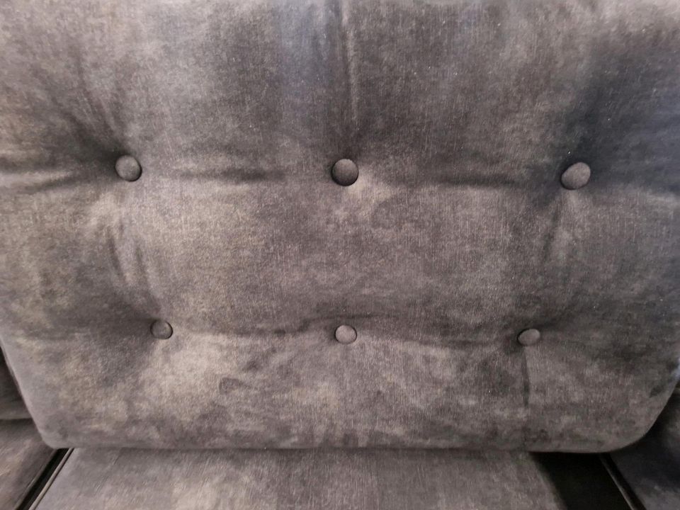 Sofa XXL- Wohnlandschaft Couch L-Form grau mit Schlaffunktion Bettkasten Möbel Wurm wohnen WIR LIEFERN DEUTSCHLANDWEIT in Osnabrück