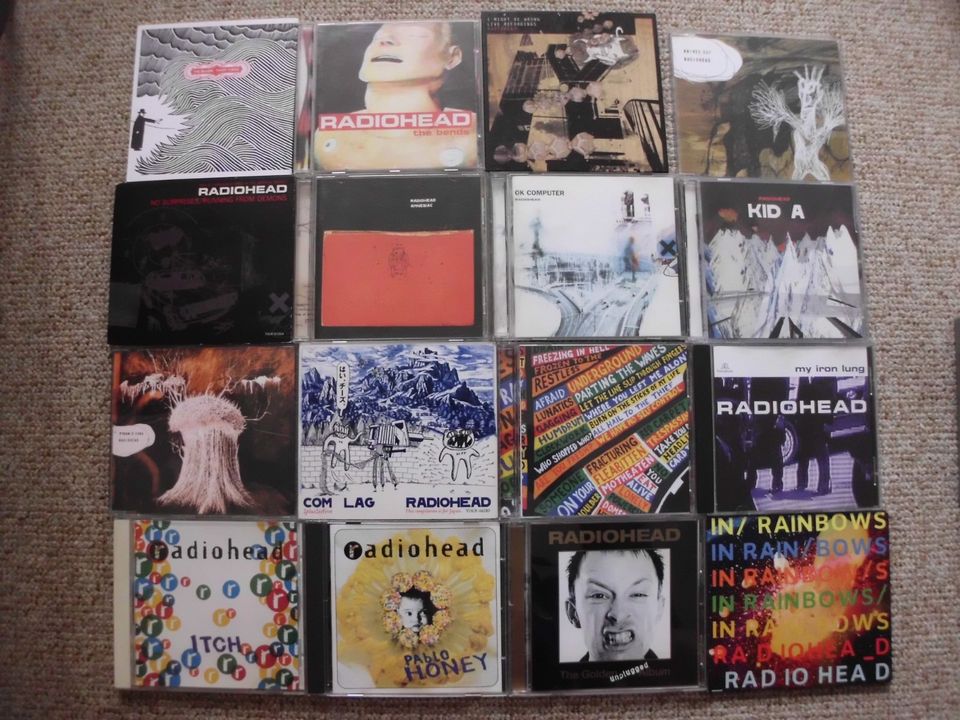 Radiohead CD Sammlung in Warendorf