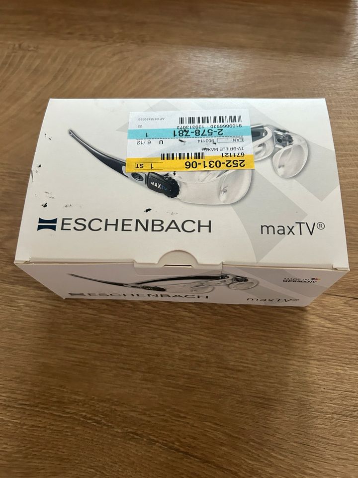 MaxTV Fernsehbrille von Eschenbach - unbenutzt in Duisburg