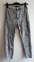 Bershka Jeggings grau-used Gr.38 Hessen - Wiesbaden Vorschau