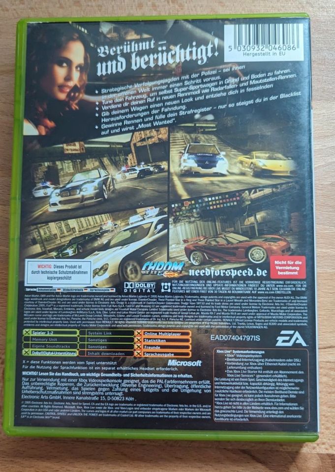 Need for Speed - Most Wanted - Xbox Classic - gut in Meerbusch