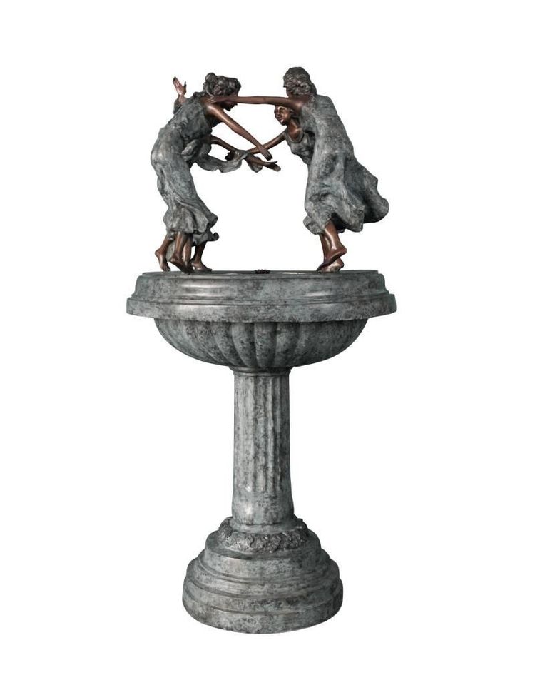 Springbrunnen aus Bronze für den Garten in Toppenstedt