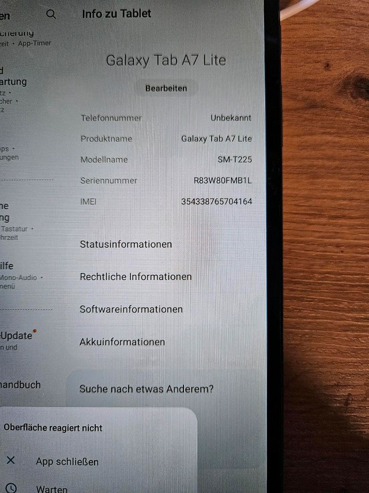 Samsung galaxy Tab A7 Lite in Grünberg