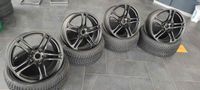 Audi R8 Alufelgen 8,5x19 u. 10.5x19 schwarz matt Hessen - Frankenberg (Eder) Vorschau