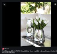 SUCHE Fink Living Vase Solco Stripe Silber Bremen - Oberneuland Vorschau